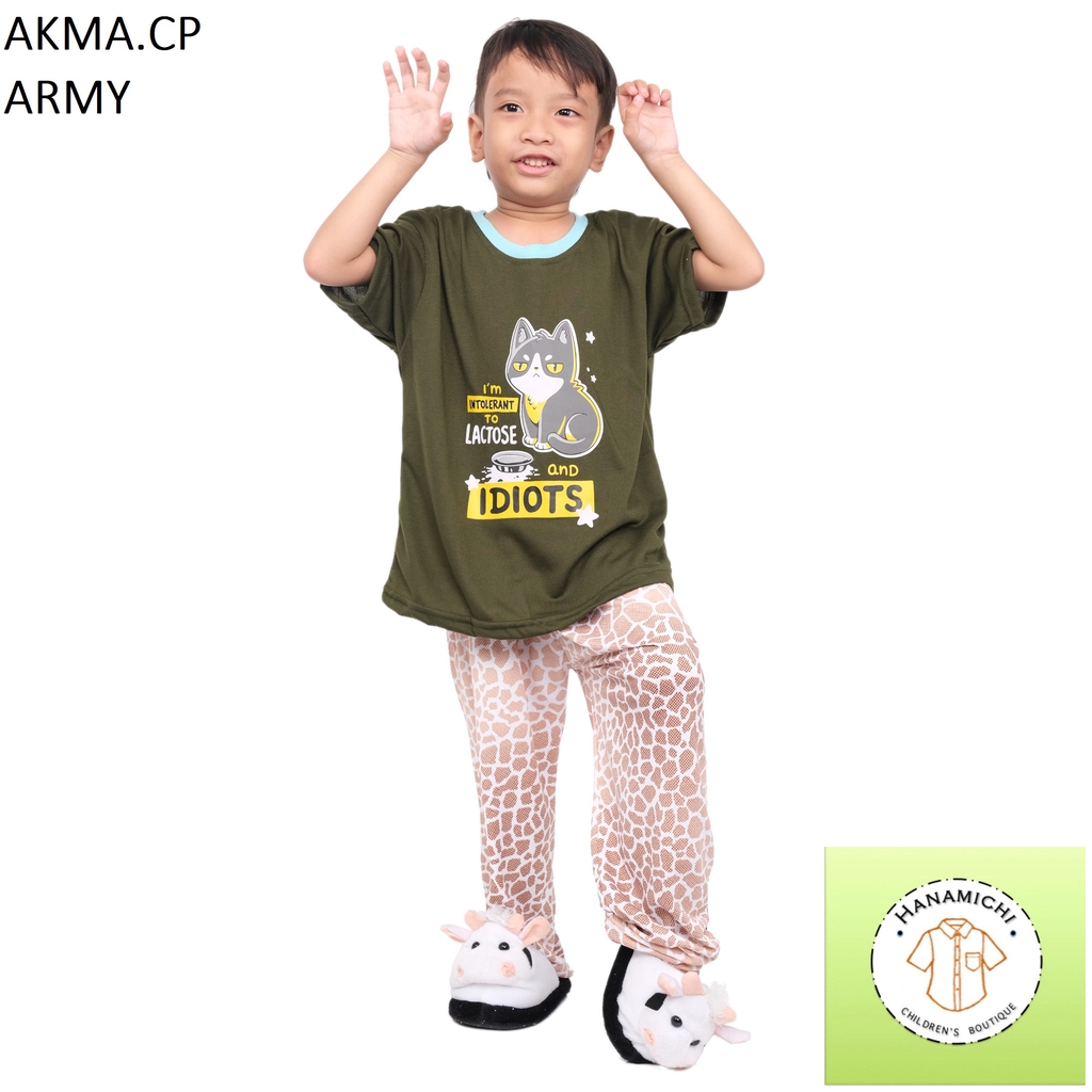 Hanamichi AKMA.CP Baju Tidur Anak Lengan Pendek