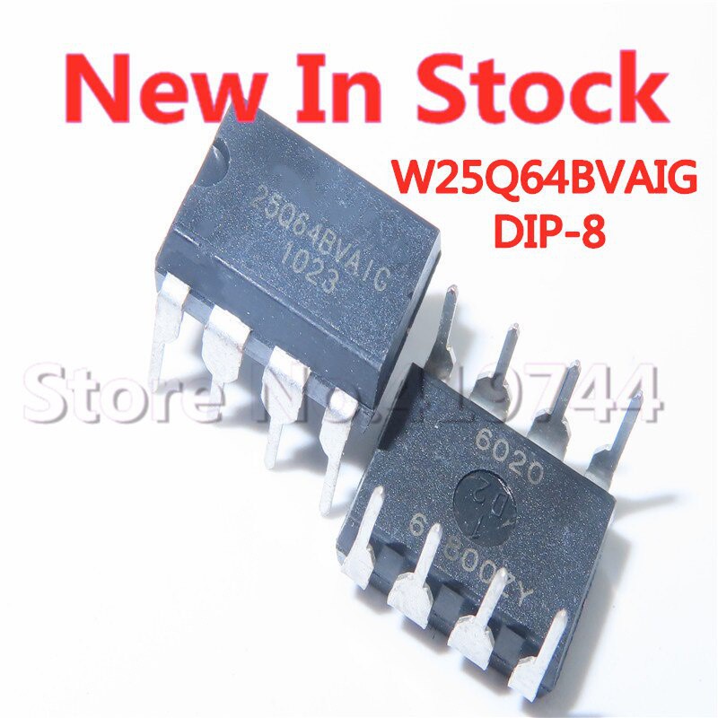 5pcs Ic W25Q64Bvaig 25q64bvaig Dip-8