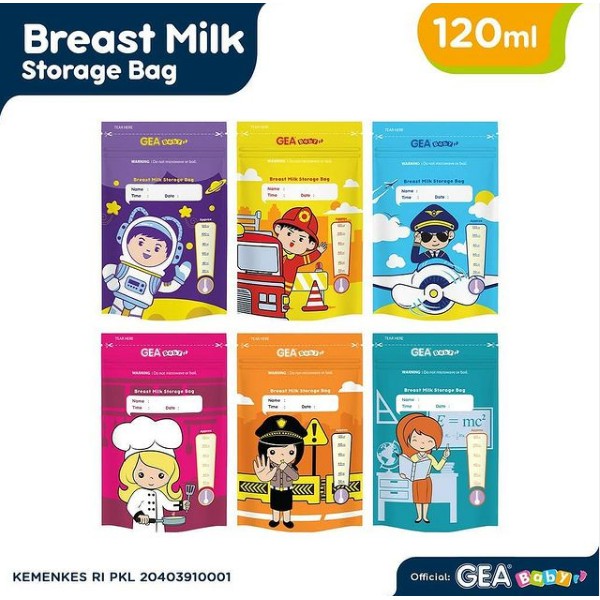 KANTONG ASI GEA 120ML / PLASTIK ASI