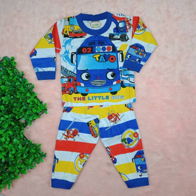 Ss#253 Pakaian Anak Laki-laki Size 5-6tahun / Setelan Piyama Anak / Baju Anak Cowok / Setelan Anak