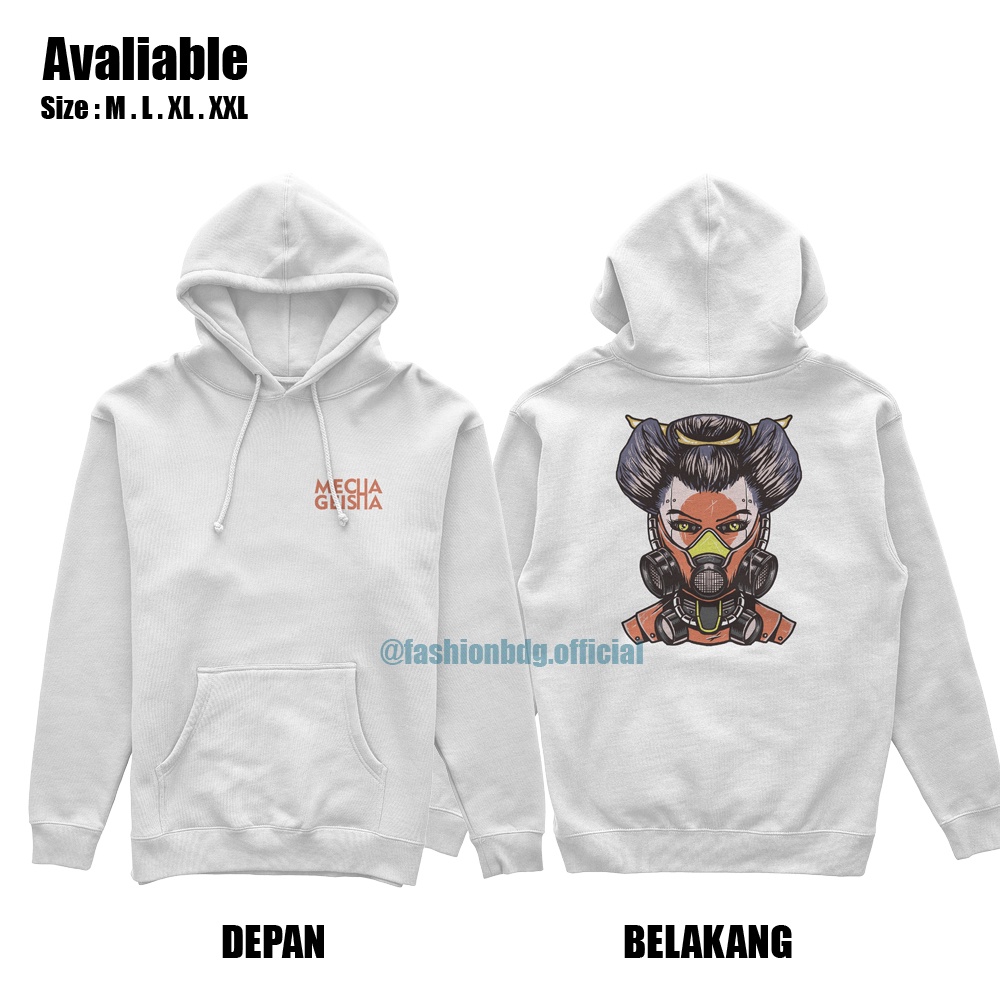 jAKET Sweater pria hoodie MECHA GEISHA jaket sweter cowok distro keren