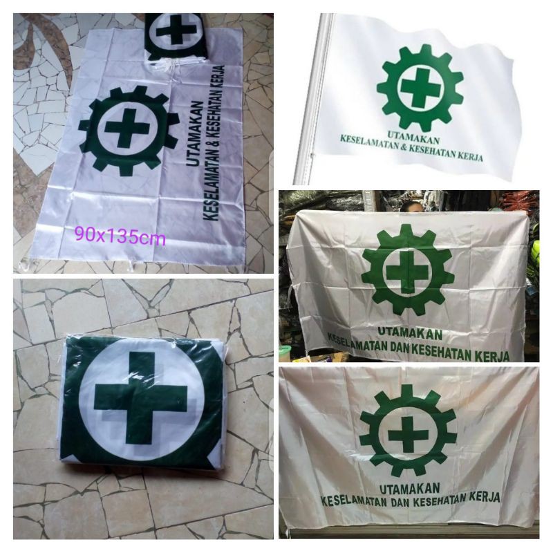 Bendera K3N safety standart 20biji