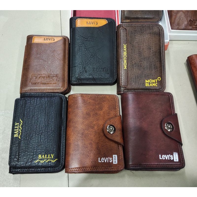 DOMPET DOMPET KULIT  PRIA DOMPET LIPAT PRIA DOMPET 3/4 DOMPET LEVIS