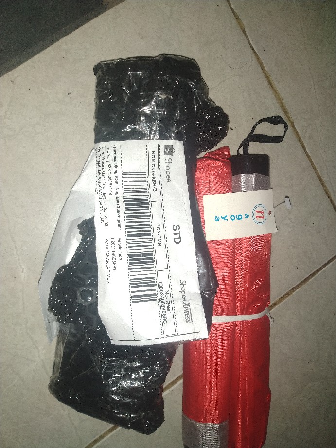 Felwinshop Payung Lipat 3 Polos Rosida Lapis Silver Dalam Ultraviolet Rangka Bagus / Payung Promosi