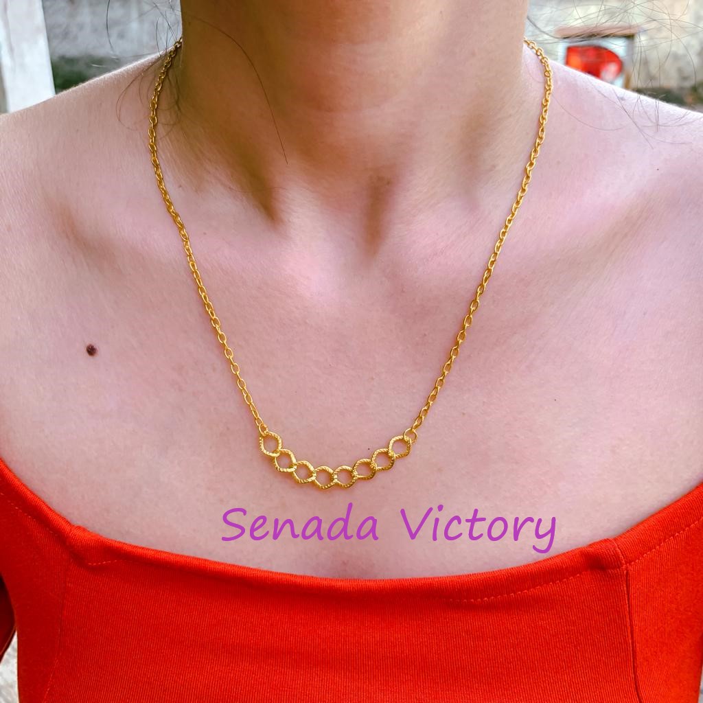 Senada Victory Kalung Sabrina Kalung Pesta Kalung Elegant Aksesoris Wanita Kekinian SK048