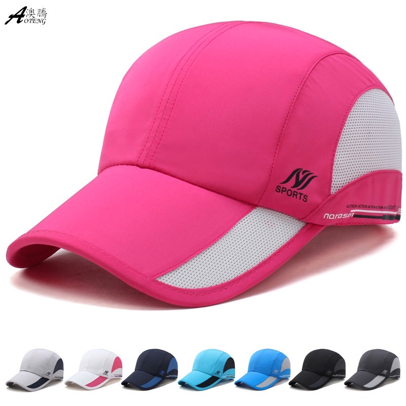 Topi Baseball Pria Wanita Quick Drying Cap Sports Outdoor Hat Topi Sport Narason 01