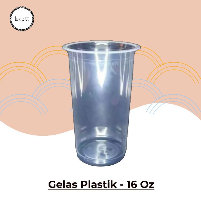 Jual Plastic Cup Gelas Plastik Pp Datar 16 Oz 100pcs Indonesiashopee Indonesia 1337