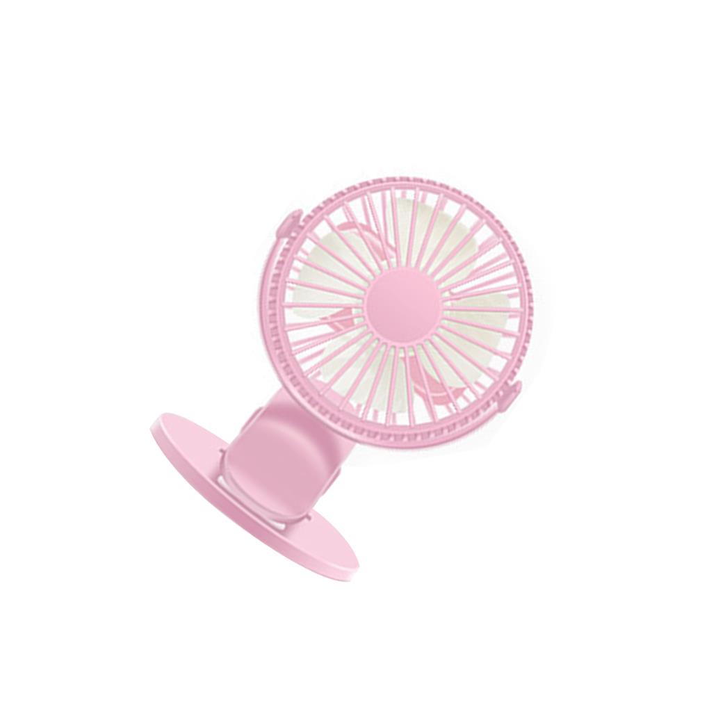 (house2020) Kipas Angin Klip-on Meja USB Rechargeable Dengan 3 Kecepatan