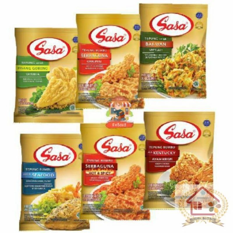 

Sasa Tepung Bumbu 30gr/70gr all varian 1 sachet