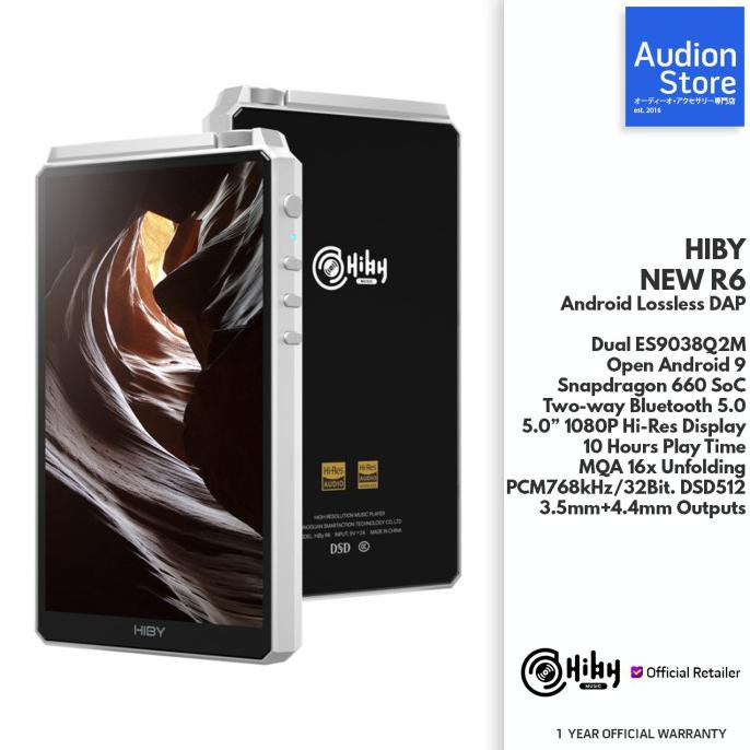 Koko1_Shopp | Hiby New R6 Dual Es9038Q2M Snapdragon 660 Android 9 Audio Player Dap - Silver, Unit