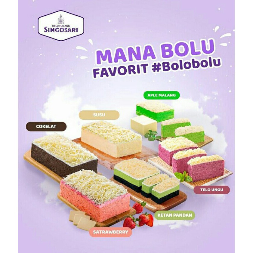 

(FREE BUBBLE) BOLU SINGOSARI MALANG MURAH DAN ORIGINAL UKURAN REGULAR