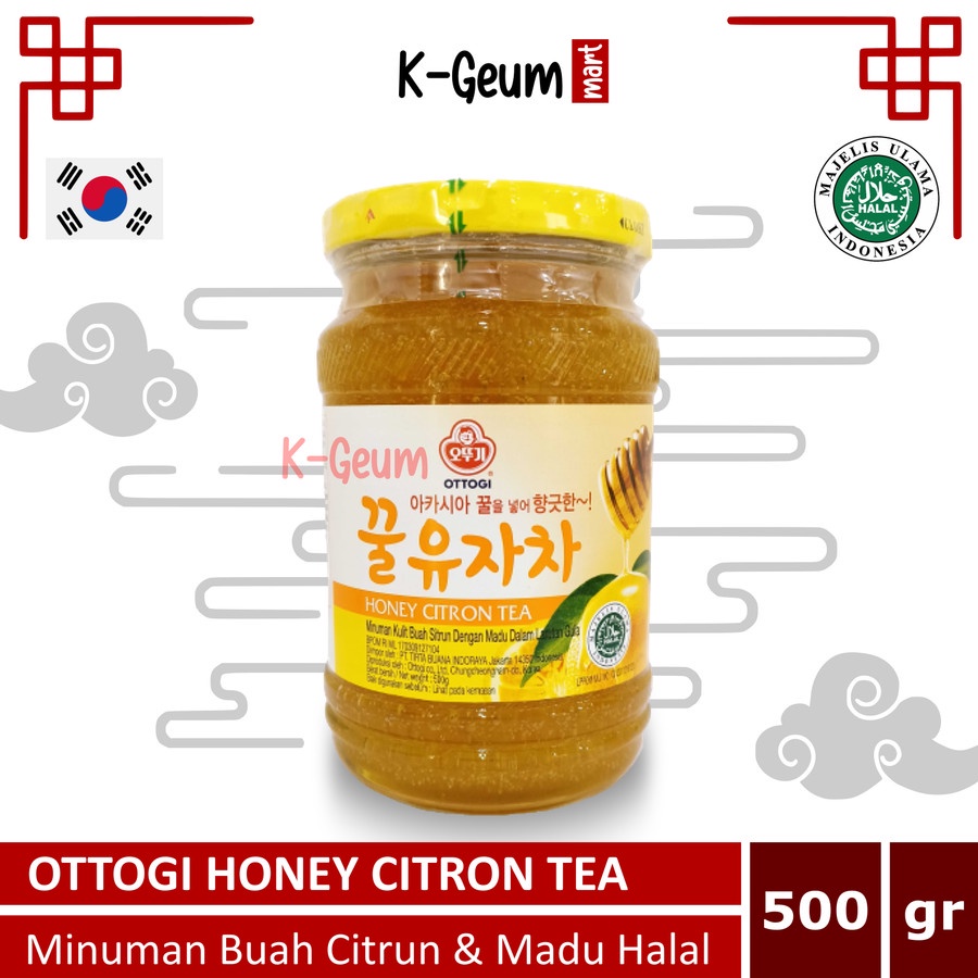 

OTTOGI Honey Citron Tea Halal MUI | Yuzu Korea Yujacha Honey 500 gram