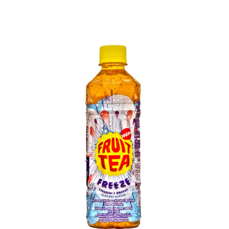Sosro Fruit Tea Freeze Stroberi Anggur 500 mL