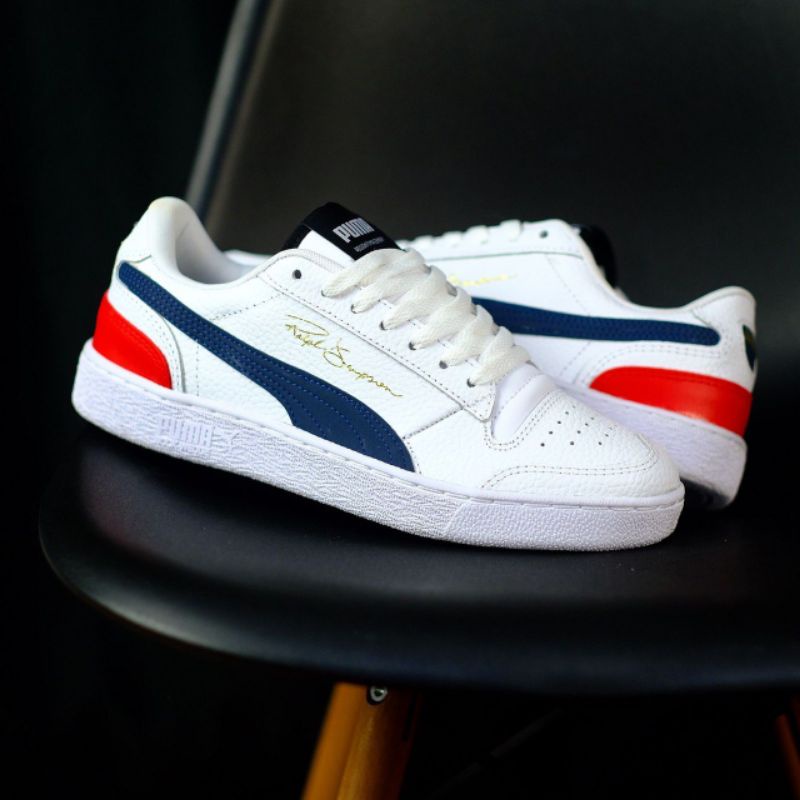 Sepatu PM Ralph Sampson White Peacot Red ORIGINAL PREMIUM QUALITY BNIB Sepatu Pria / Sneakers Pria /