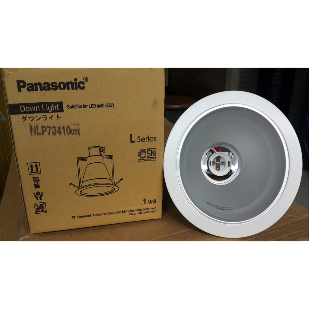 PANASONIC Downlight 5&quot; Putih NLP 73412 ( putih pasir) / NLP 73410 (putih dove)