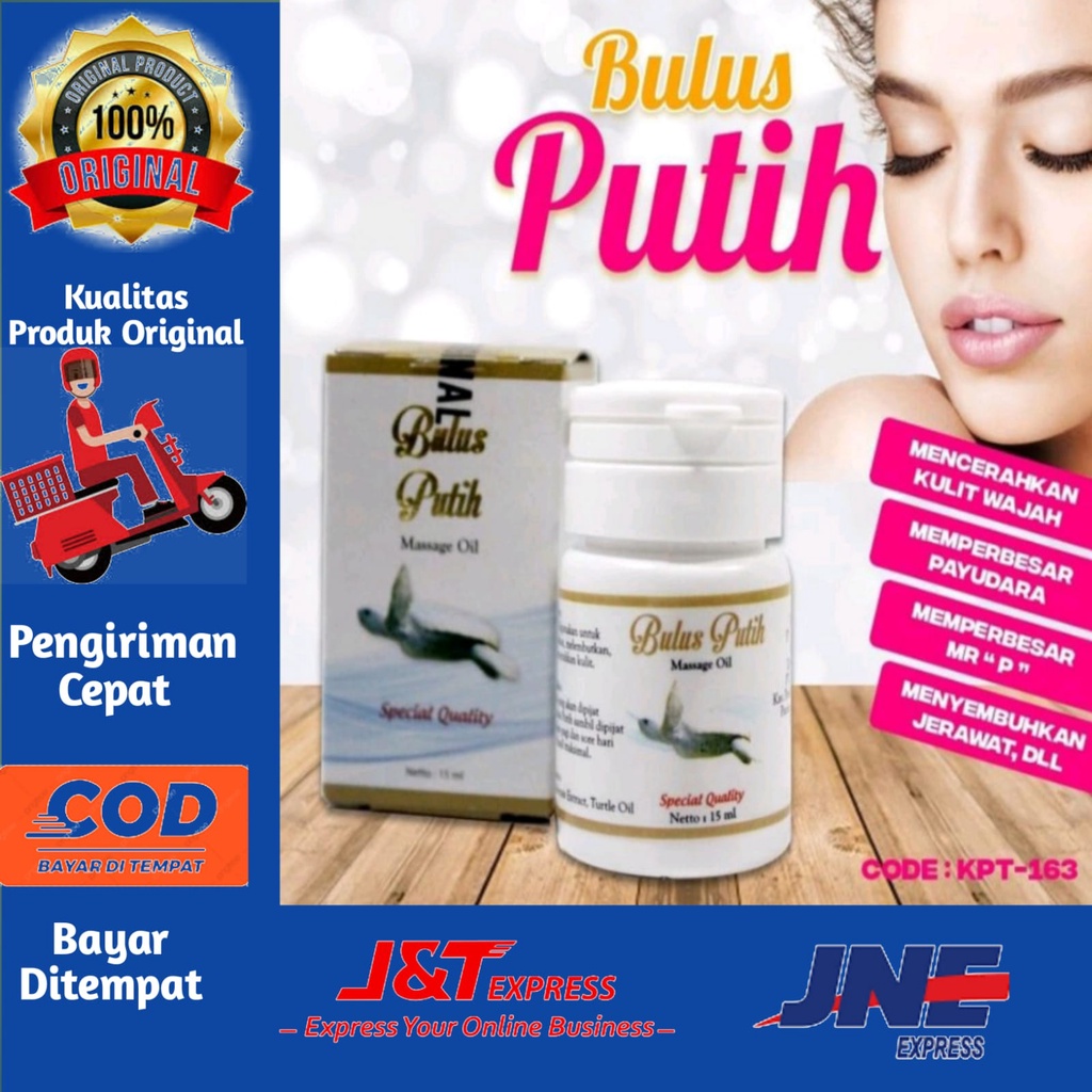 ORIGINAL! Hadir Minyak Bulus Putih terbaik / Pembesar Payudara / Penghalus Kulit Wajah &amp; Tumit Pecah