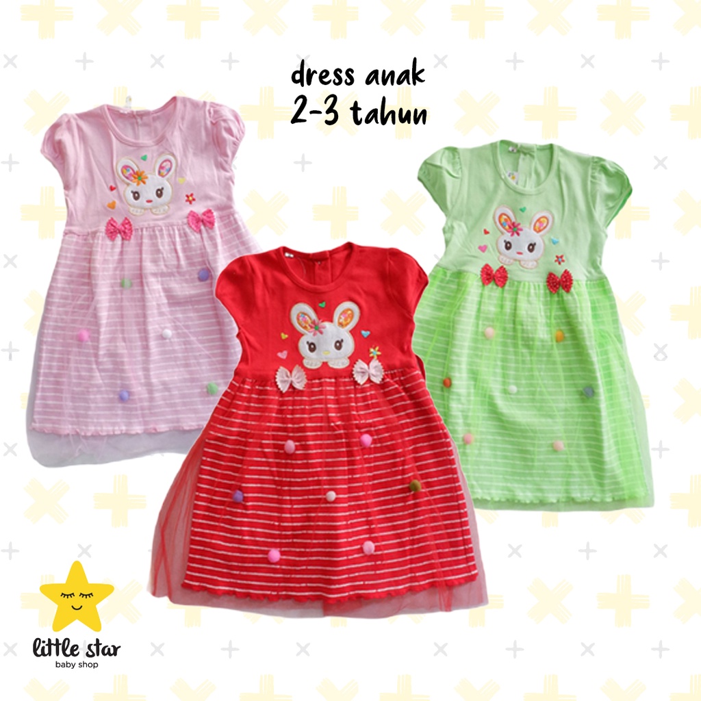 Dress Anak Bayi Cewek | Set Baju Baby Girl Perempuan