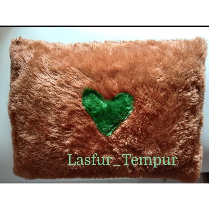 Sarung bantal bulu rasfur Guling bulu rasfur ukuran 60cmx45cm