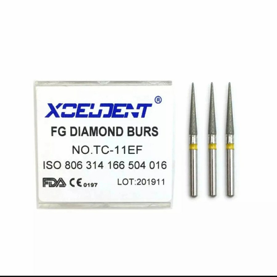 Finishing Bur TC 11EF Mata Bur Highspeed Exceldent Satuan High Quality
