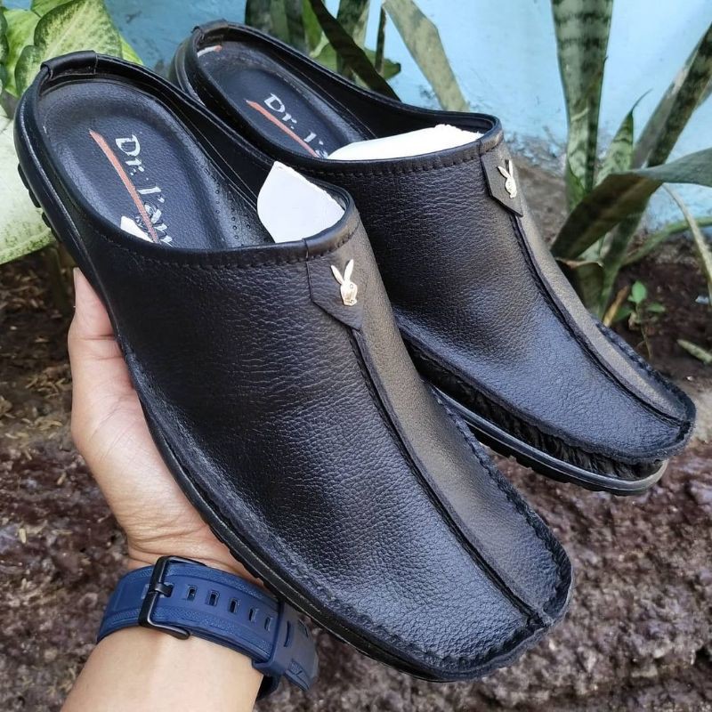 Sepatu Sandal Selop Pria Original Kulit B270 |Sepatu Sandal Selop Pria 100% Kulit Asli