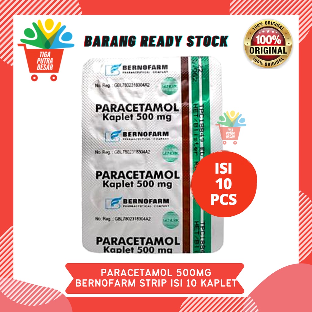 PARACETAMOL 500MG BERNOFARM STRIP ISI 10 KAPLET