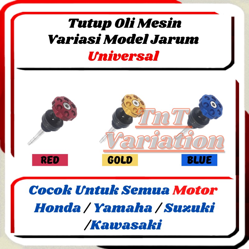 Baut Tutup Oli Mesin Motor Variasi Nmax Beat pop street fi Scoopy Vario Mio Soul GT M3 Aerox