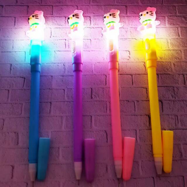 

Bolpen Gel Lampu Hello Kitty