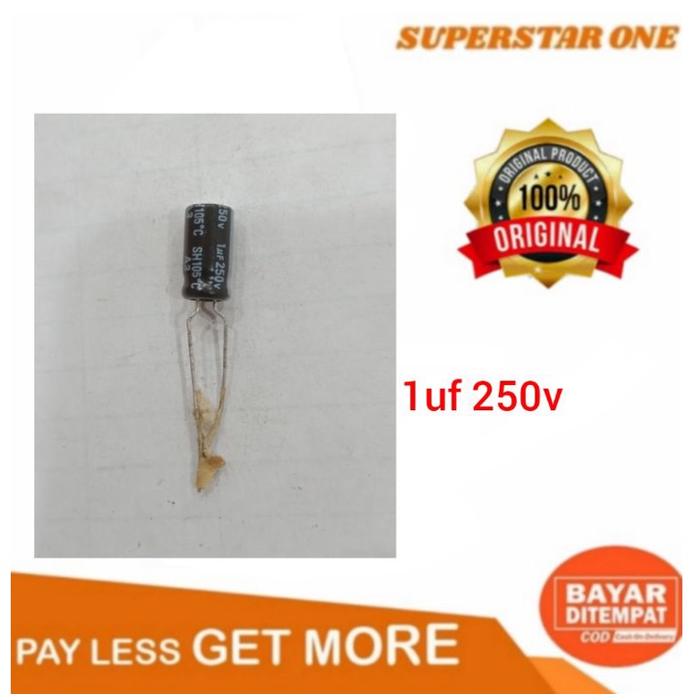 elco kapasitor  1uf/250v