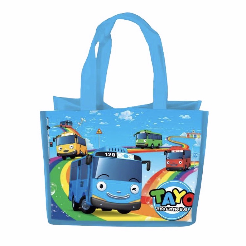 Tas Souvenir Tas Ultah Tas Goodiebag Tas Ulang Tahun Anak Tayo Custom Hadian lucu-4