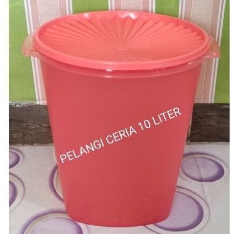 Toples kerupuk jumbo maxi canister 10 ltr tuperware