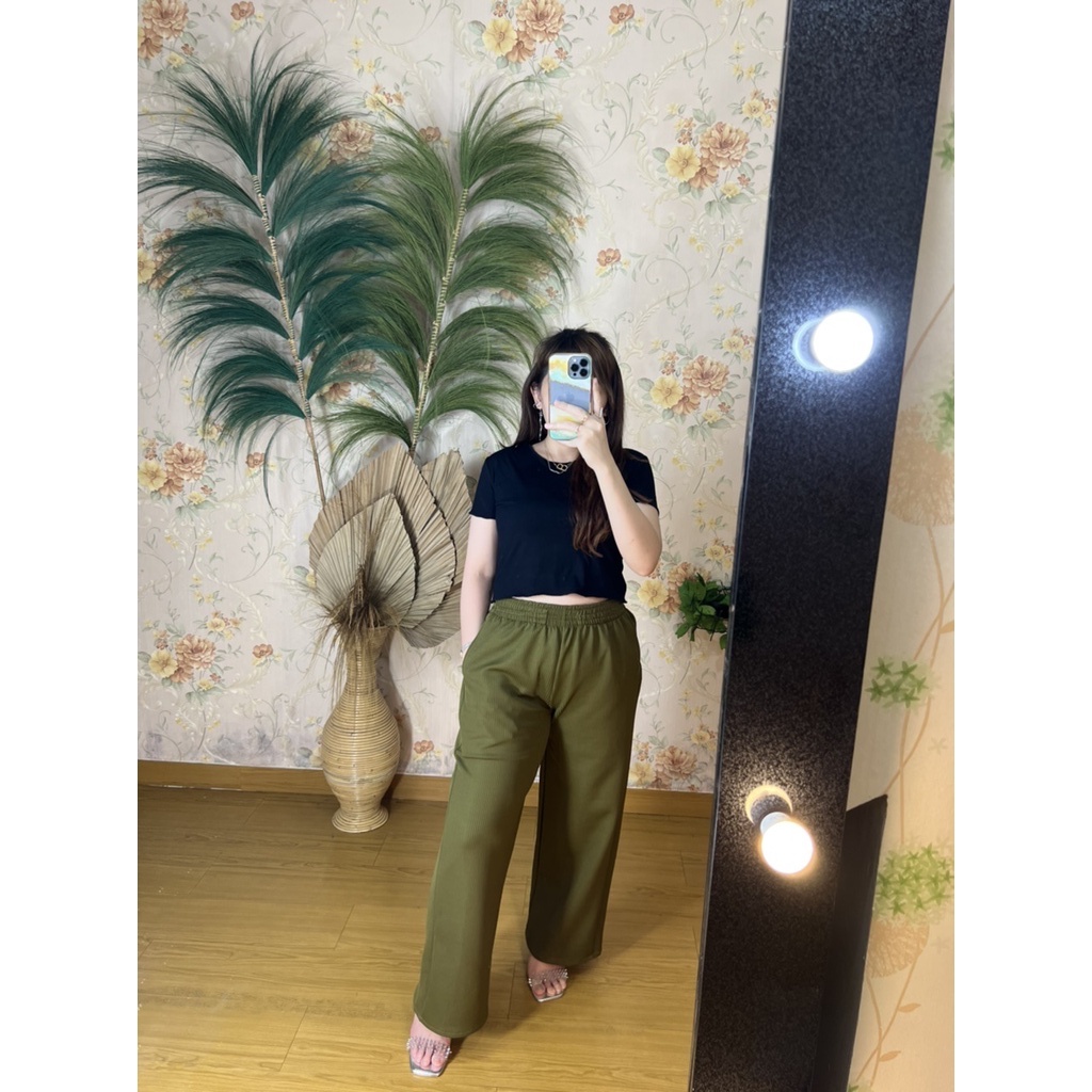 NCDY Clara Crop Top Atasan Wanita Unfinish