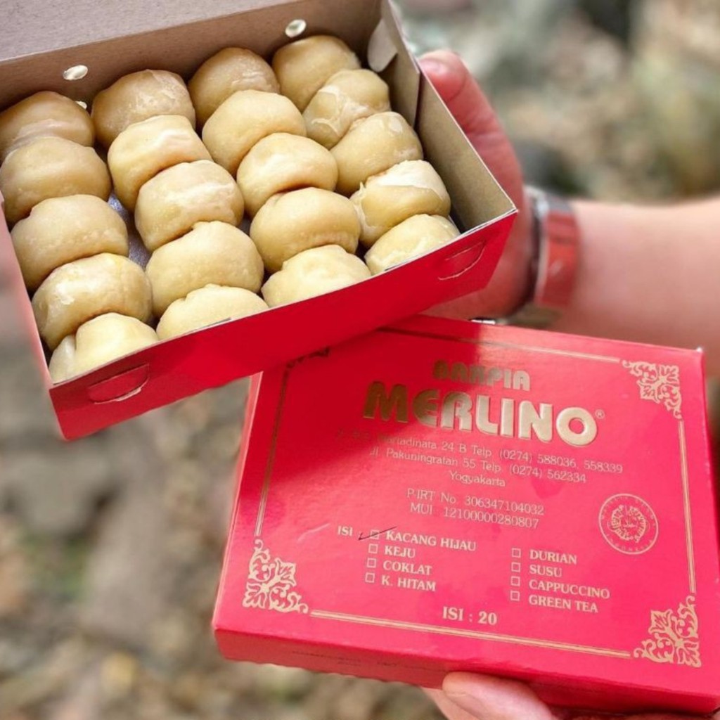 

Bakpia Merlino Isi 20 – Bakpia Kulit Tipis, Fresh Oven, Khas Jogja, 600gr