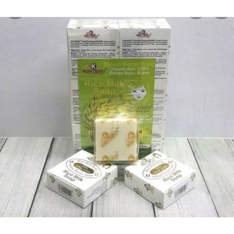 [ECER] SABUN BERAS THAILAND ORIGINAL / RICE MILK SOAP