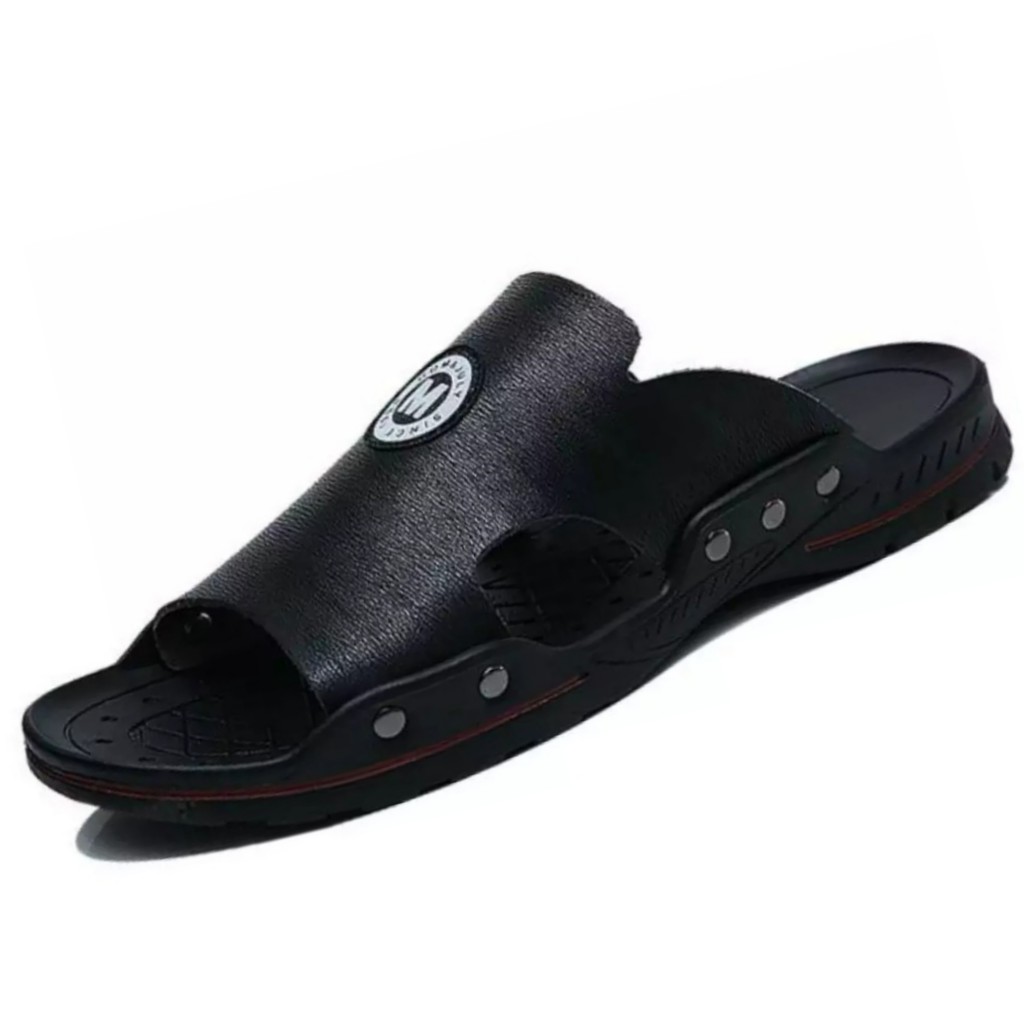 LUTTON - Sandal pria Branded - SANDAL PRIA SLOP GOM&amp;JULY