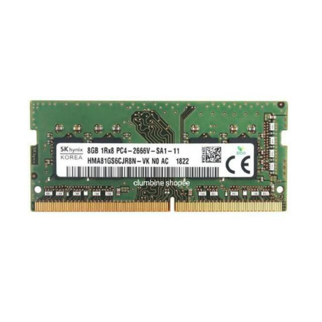 SK Hynix 8GB 2666 DDR4 PC4-2666V Memory RAM Laptop Notebook Sodimm 21300