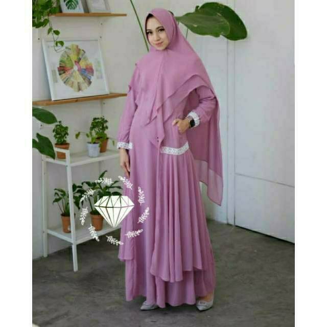 SYARI STEPHANIE, MOSCREPE, GAMIS HIJAB MUSLIM, MAXY DRESS