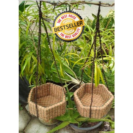 Pot serabut kelapa, Pot serabut kelapa anggrek, Pot Serabut, pot serabut anggrek, pot serabut tempel