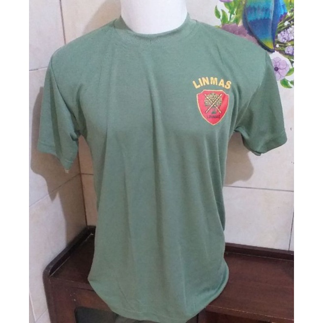 Kaos pendek LINMAS