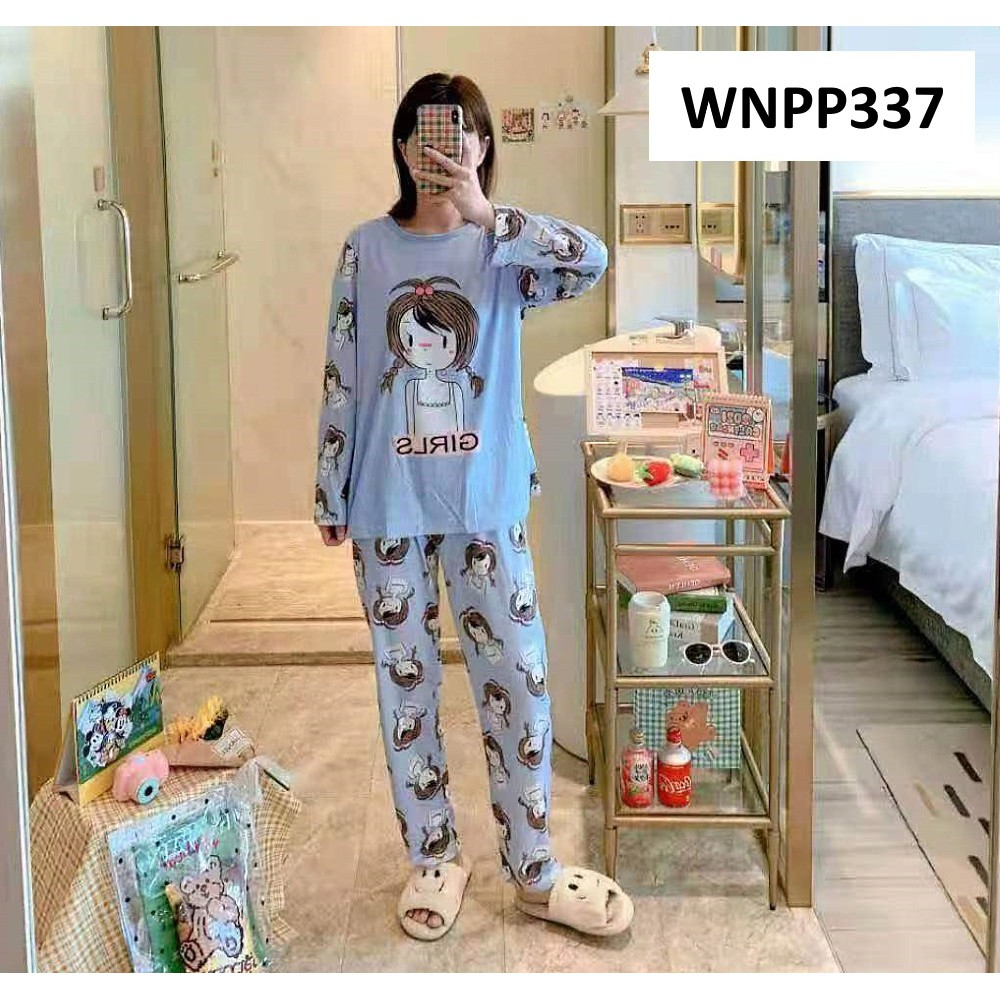 Piyama Wanita Baju Tidur Wanita Motif Little Girl