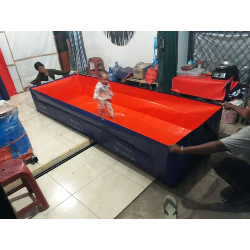 TERPAL kolam ikan TYPE A12 ukuran (300×100×50)