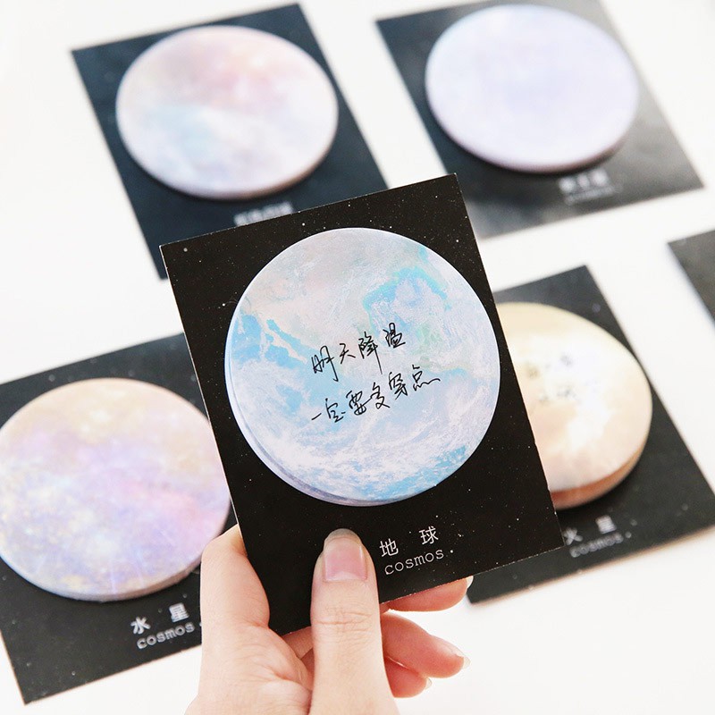 

Colorful Cosmos Round Sticky Notes