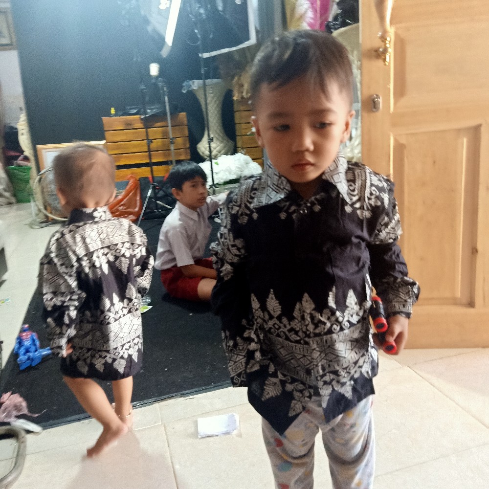 Kemeja Batik Anak Lengan Panjang Usia 1-14 Thn Termurah Dan Berkualitas Di Shopee