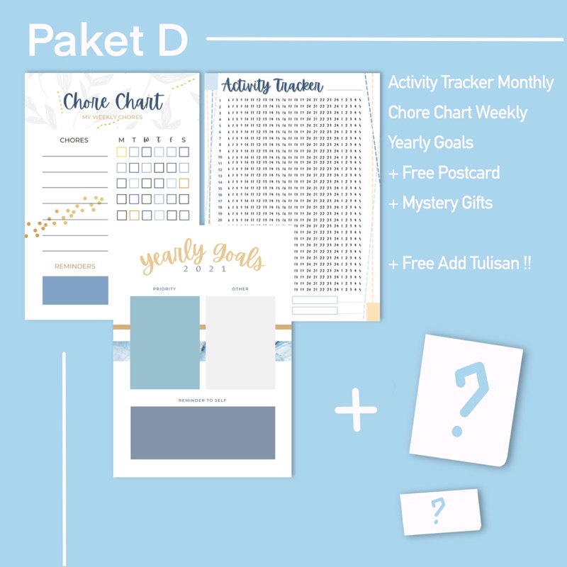 

journal paper kit|kertas jurnal|isi 3 pcs|260 gsm|glossy|type D