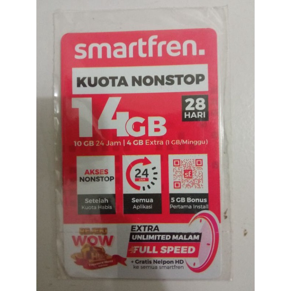 Voucher Smartfren NONSTOP 14GB NASIONAL