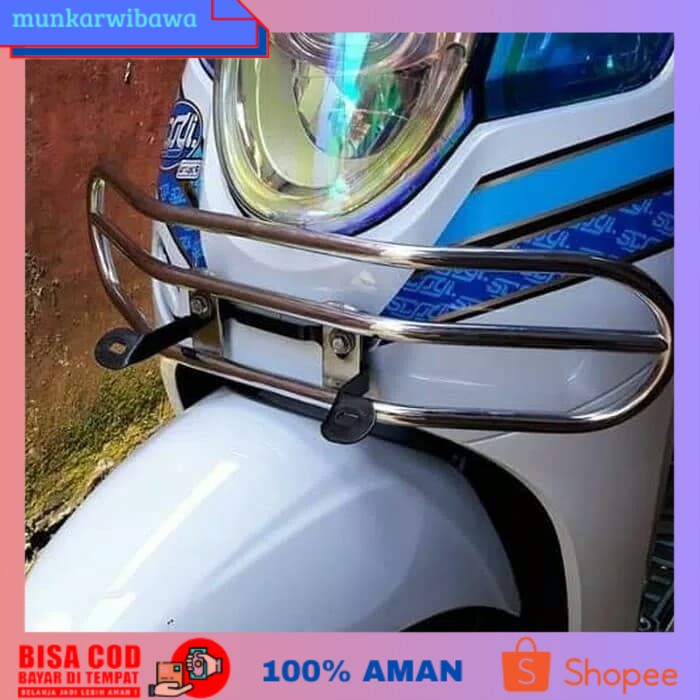 (BISA COD) Aksesoris New Scoopy 2017/Grill Depan New Scoopy 2017/Aksesoris Motor.