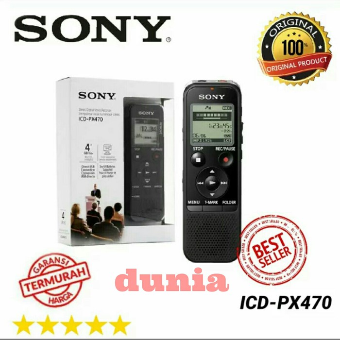 Voice Recorder Sony ICD PX 470   Perekam Suara