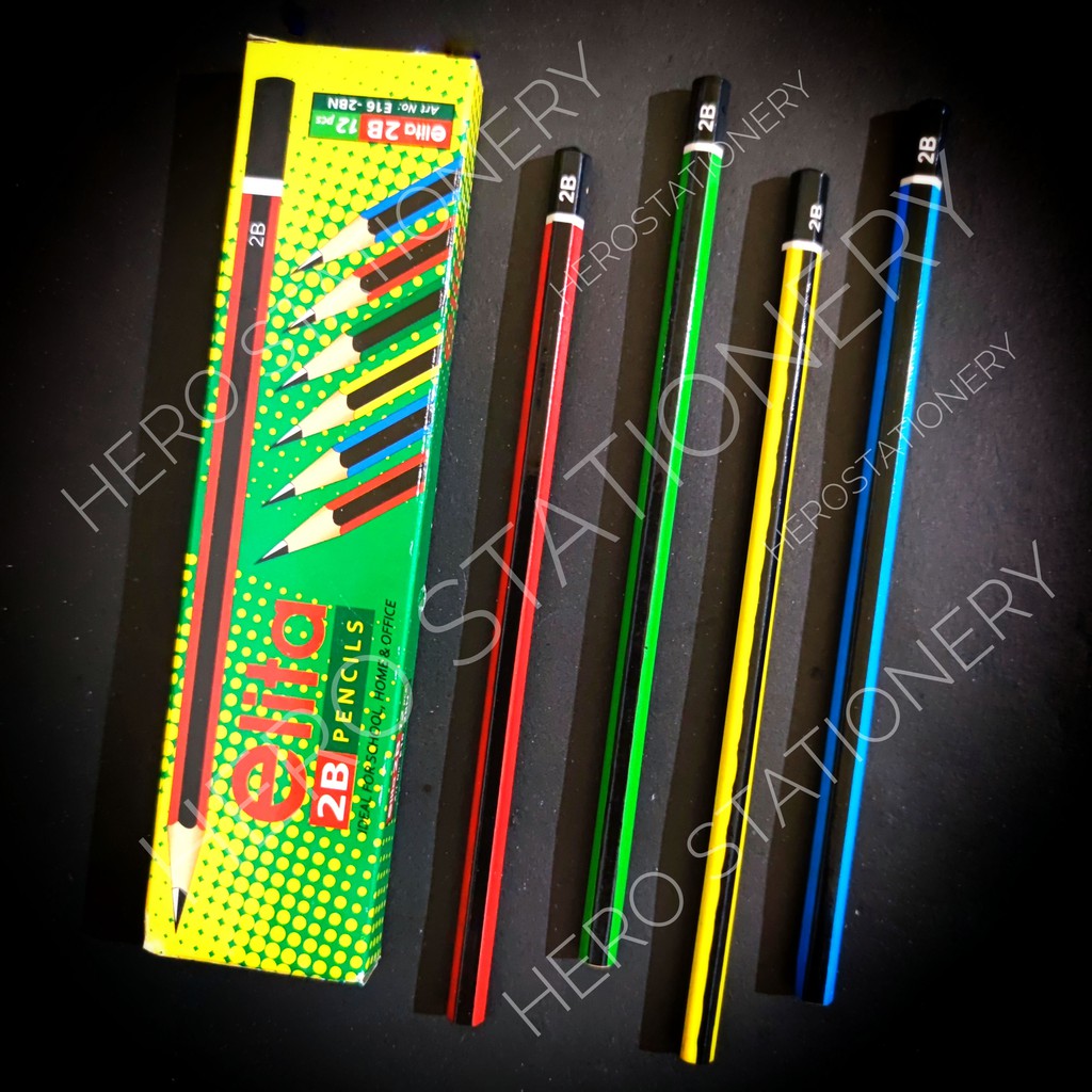 

Pensil 2B pencil elita E16-2BN . 12 unit