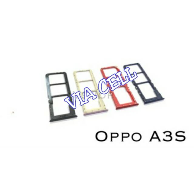 SIM TRAY SIM LOCK SLOT SIM CARD TEMPAT KARTU SIM OPPO A3S
