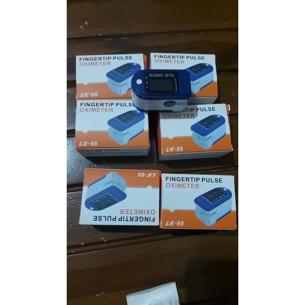 Fingertip Pulse Oxymeter Oximeter SPO2 Pengukur Oksigen Dalam Darah