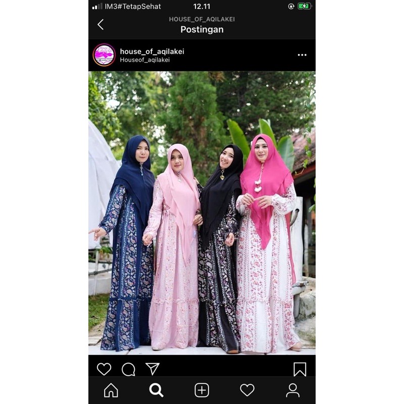 syahdu home dress by sienaa hijab